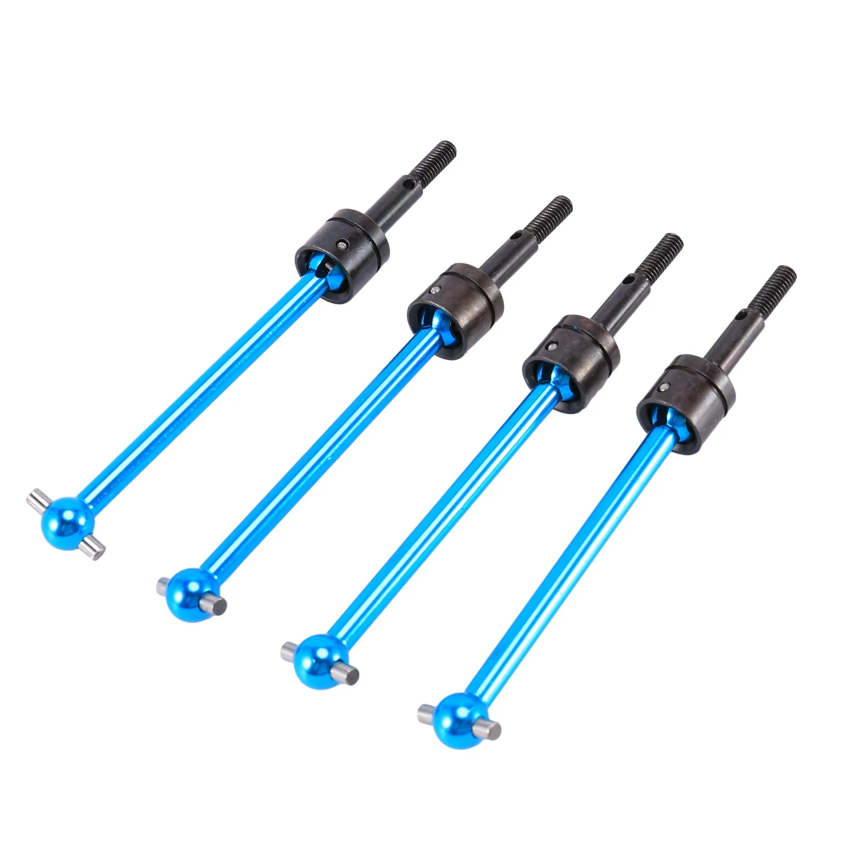 4 Pcs Metal Universal Drive Shaft CVD (64mm) for Tamiya DT03 TT02B TT-02B RC Car Upgrade Parts