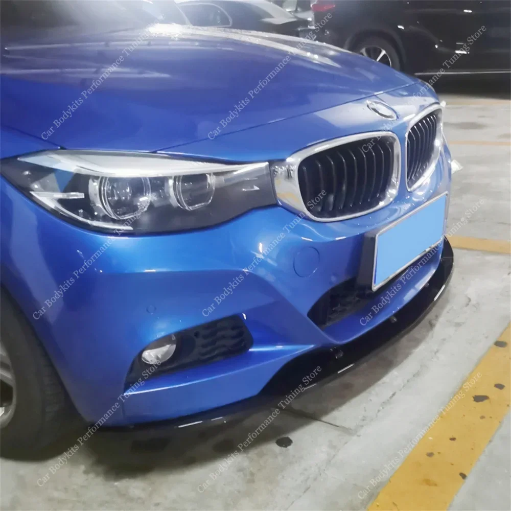 

2Pcs Performance Front Bumper Lip Splitter For BMW F34 3 Series 320i 325i 320d 330i 330d 340i 340d GT 2013-2021 Bodykits Tuning