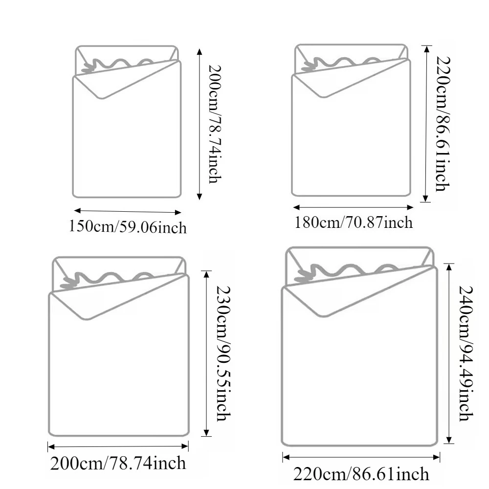 أغطية لحاف شتوية دافئة للغاية أغطية قطيفة قابلة للفصل تصميم سميك للفراش ليالي باردة سهلة الغسل Poszewka Na Koлаdrę #6
