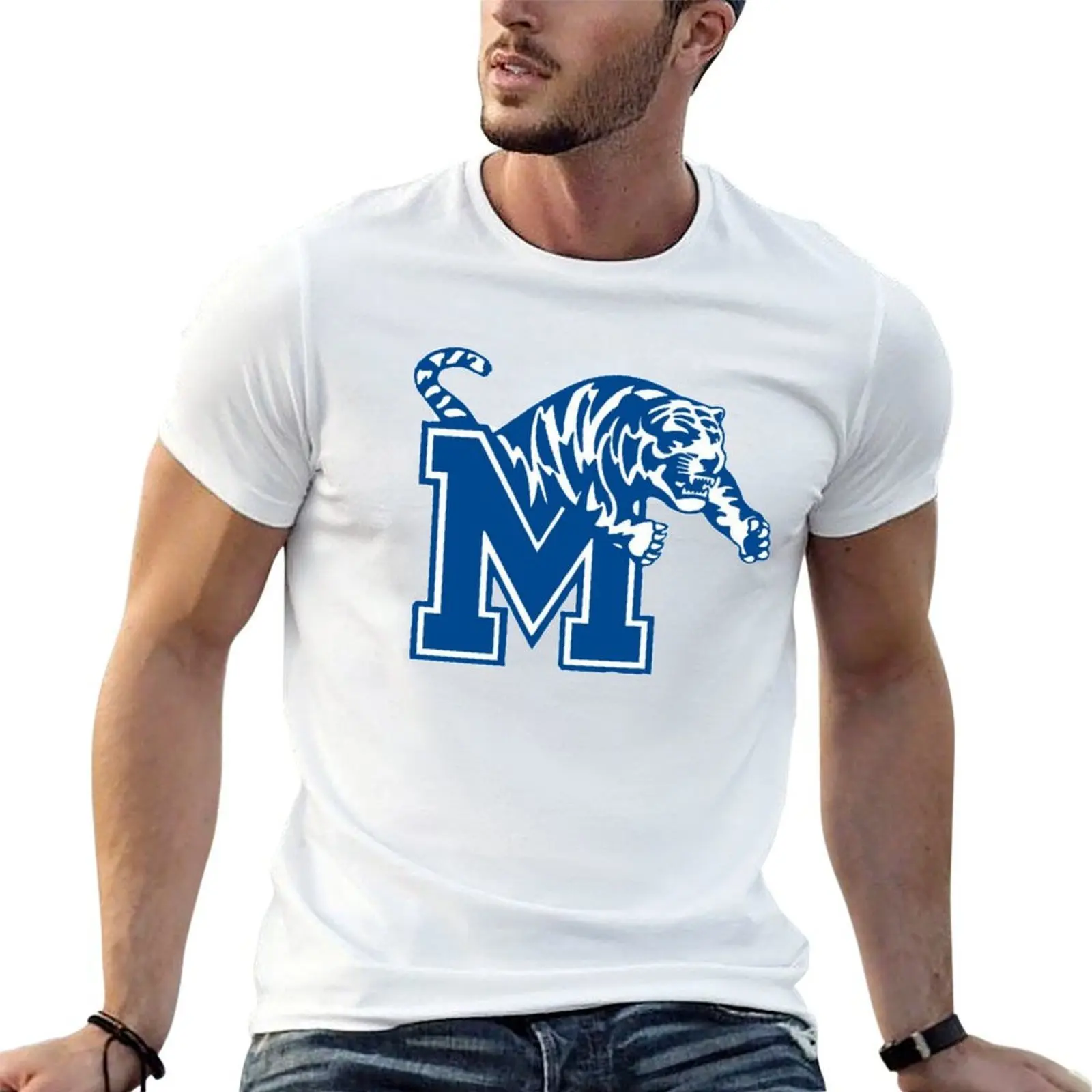 

Tigers man T-Shirt cotton shirts cotton t Memphis man graphic t man shirts for t shirt