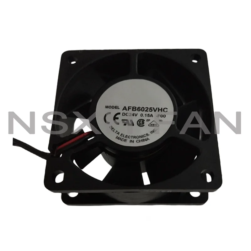 Electronics AFB6025VHC 24V 0.15A 60x60x25mm 2-Wire Server Cooling Fan