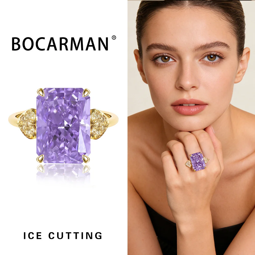 Women's Rectangular Ice Cut Mint Green Cubic Zirconia Ring, Vintage