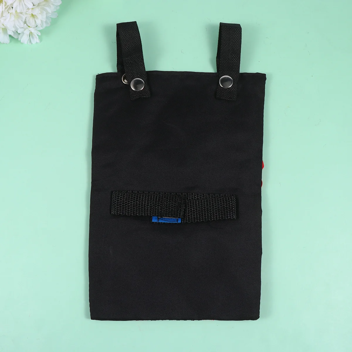 

2Pcs Bicycle Basket Hanging Bag Fashionable Design Strong Fabric Reusable Pouch with Multiple Compartments for Scooter