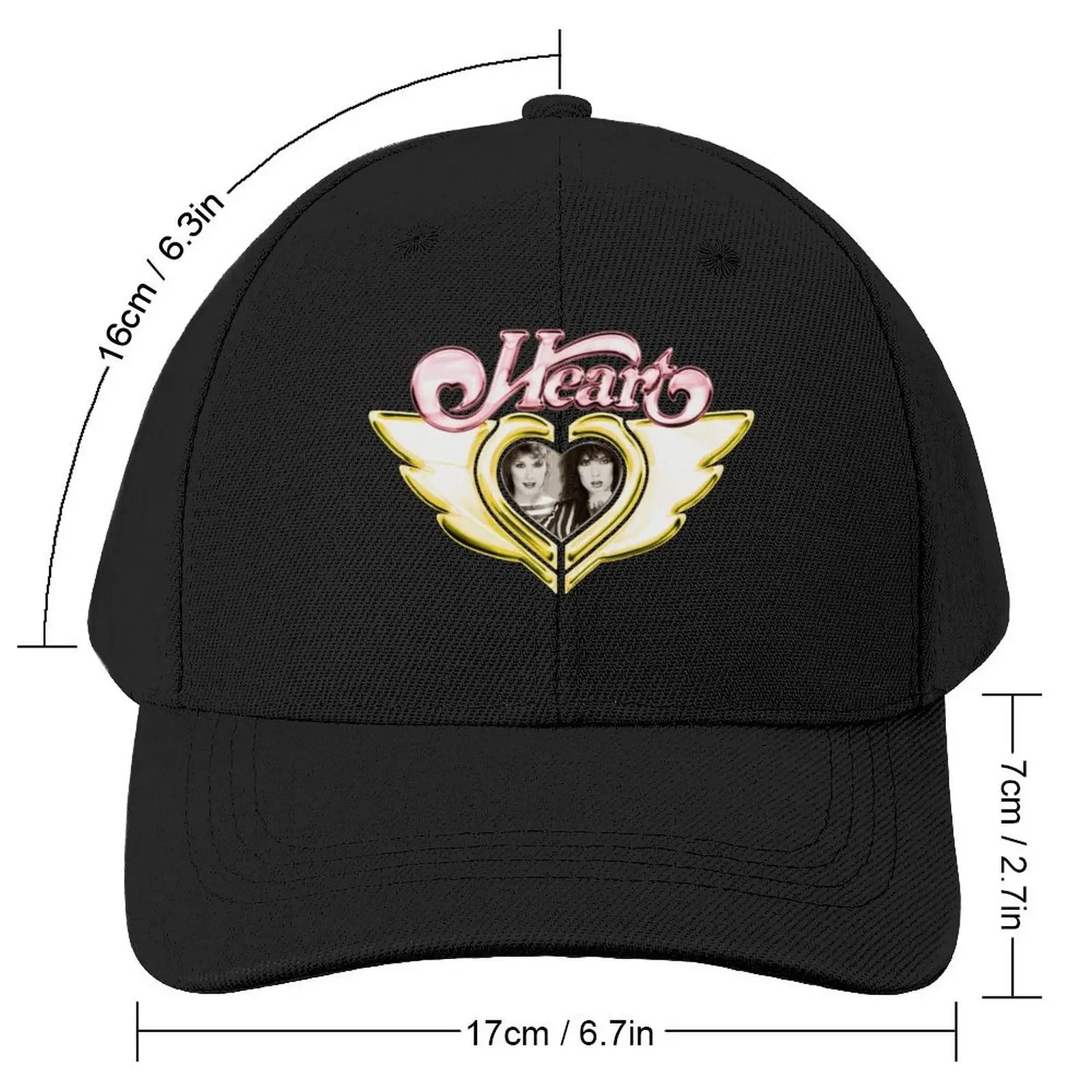 Heart: Nancy And Ann Baseball Cap Anime Hat Thermal Visor Mountaineering Luxury Brand Women's Beach Outlet 2025 Men's