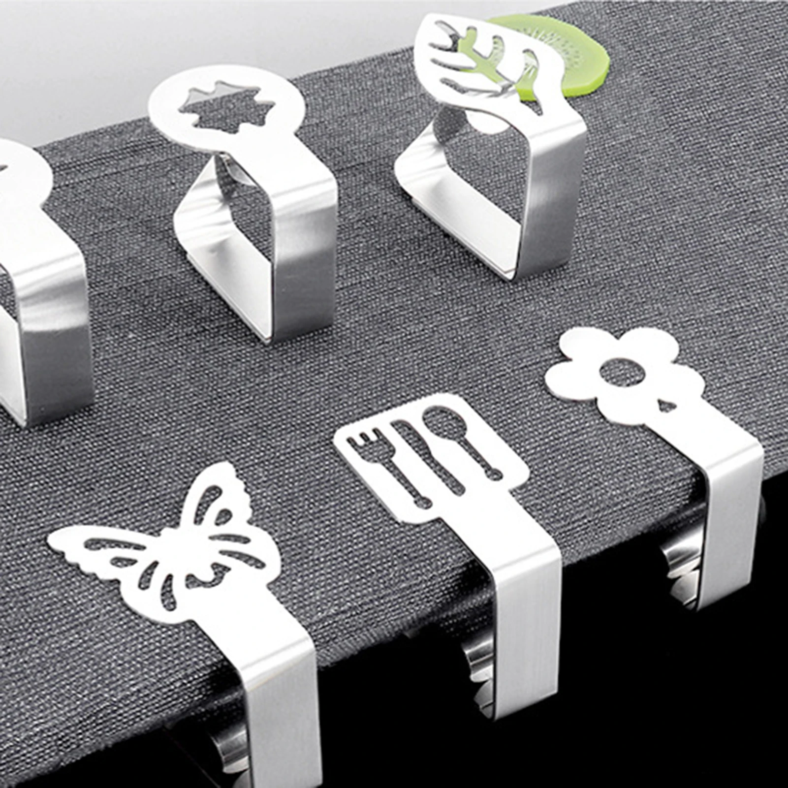 Stainless Steel Tablecloth Clip Waterproof and Rust-proof Tablecloth Clips for Party Kitchen And Restaurant