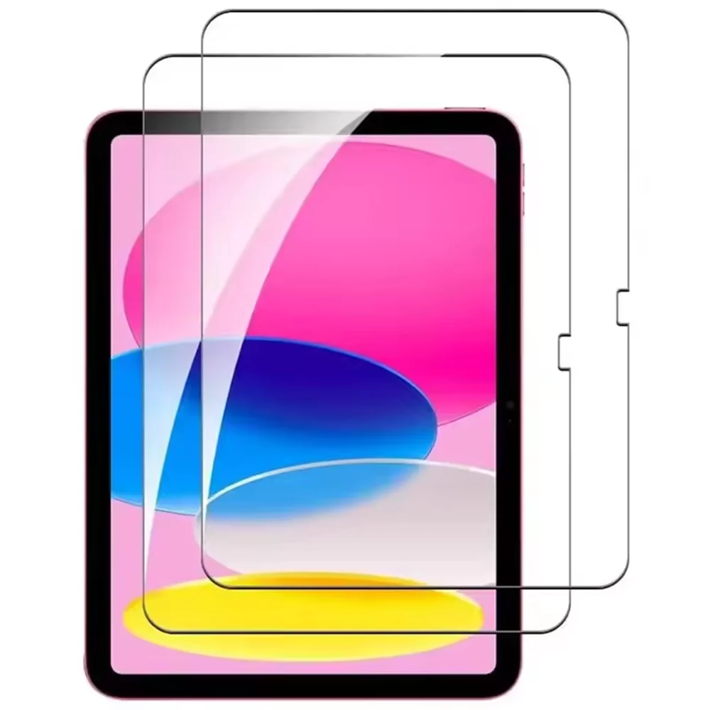 

Защитная пленка из закаленного стекла 9H для iPad A16 10,2 9,7 10, 2 шт. Защитная пленка для iPad 5, 10.9 Pro, 11, iPad Mini 10, 9, 8, 7, 6, 5, Air 4, 3, 2