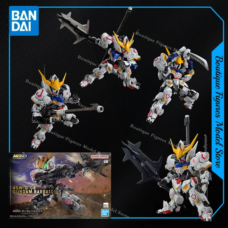 بانداي الأصلي MGSD BARBATOS XXXG-00W0 الجناح جاندام صفر EW الحرية الجوية جاندام شخصيات كرتونية التجمع نموذج هدية الاطفال اللعب