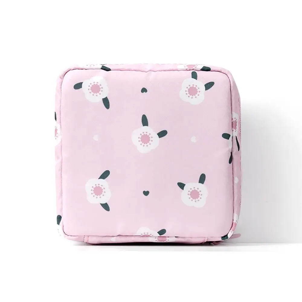 Girl Tissue Coin Clip Makeup Organizer Headphone Case Change Purse Tamper-Proof Storage Bag Sanitary Bag Sanitary Mat Bag