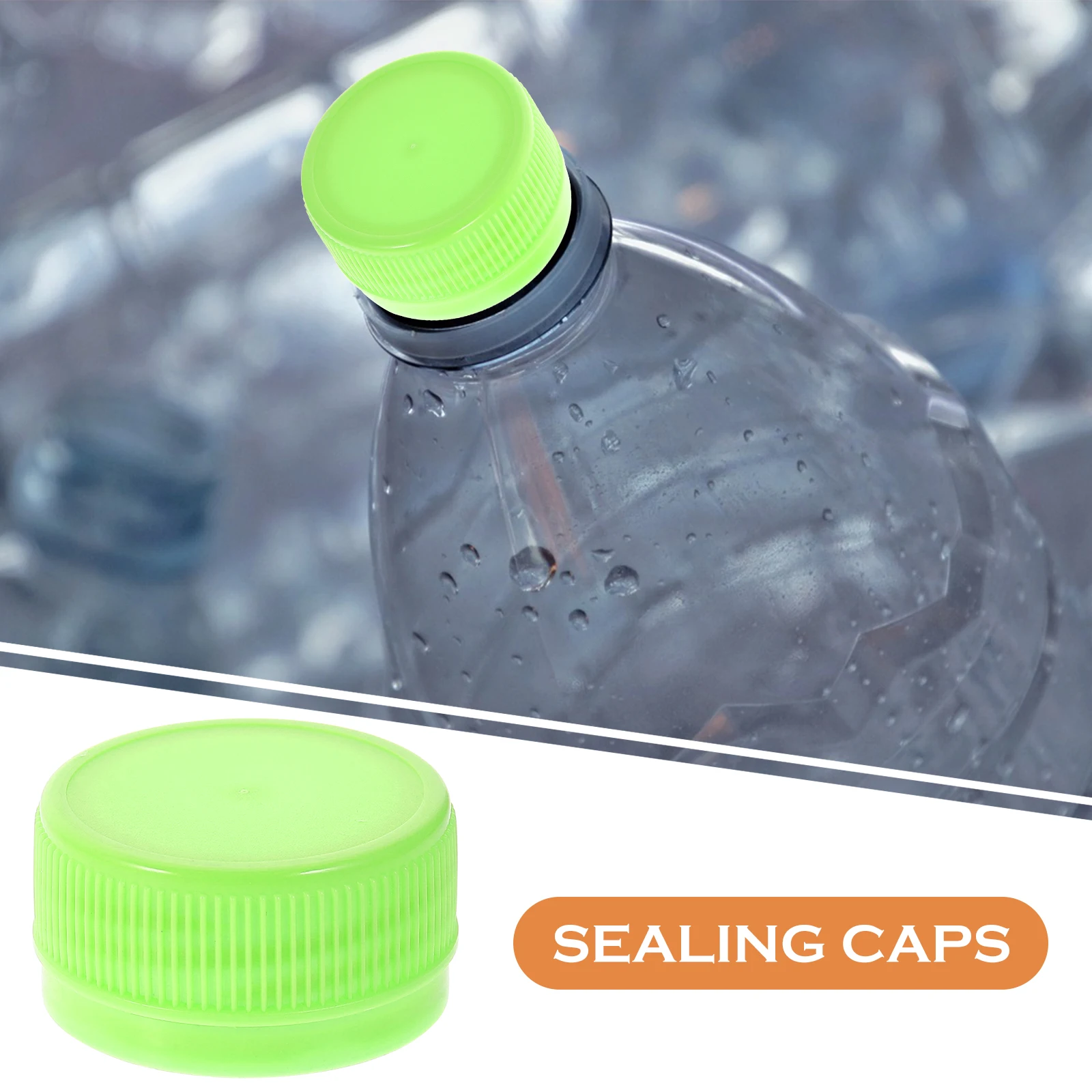 

100 Pcs Plastic Bottle Cap Kids Water Cover Precision Caps Lids for Diy Seal Reusable Child