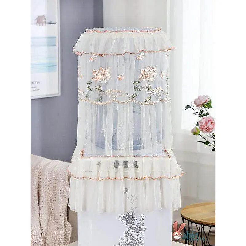 

Dustproof Lace Fabric Cover Universal 189L Water Dispenser Bucket Shade Living Room Home Use Two-Piece Set European Style