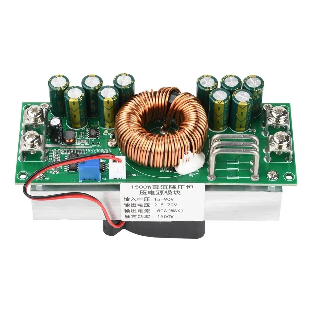 1500W/1200W Adjustable Voltage Regulator Module 15V-90V Input To 2.5V-72V Output Constant Current Power Converter For LED Driver