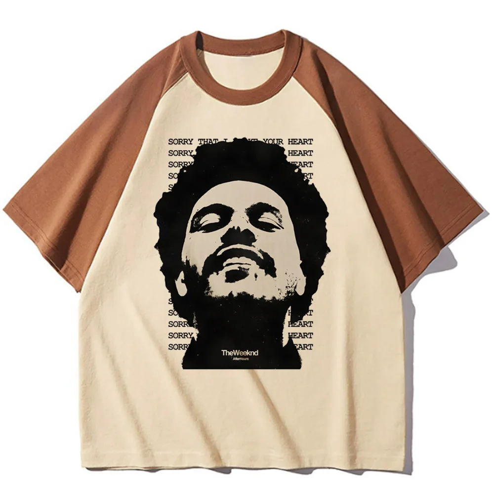 the Weeknd t shirt women quick dry comfortable Tee girl comic Japanese clothing