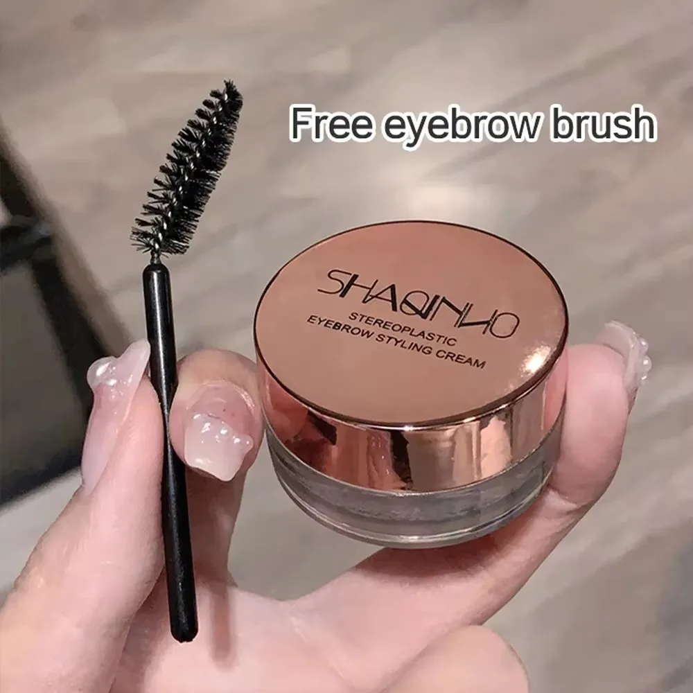 4 teile/satz Gel Textur Augenbraue Gestaltung Creme Langlebig Wasserdicht Augenbraue Gel Klar Erfrischende Glatte Flusen Augenbraue Make-Up Seife