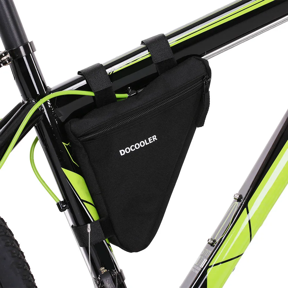 Docooler Triangle Cycling Bag Bike Bicycle Front Saddle Tube Frame Pouch Bag Holder Outdoor Bag MTB Mountain Bike Accessories