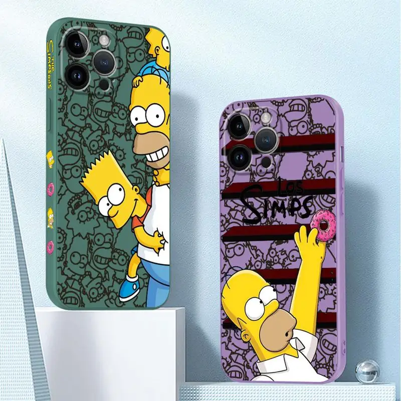 Cartoon Homer Simpson Case for Xiaomi Mi 12 Lite 11 Lite 12T 10 Lite 11T Pro 10T 13T 12T Silicone Cover Luxury Back Soft