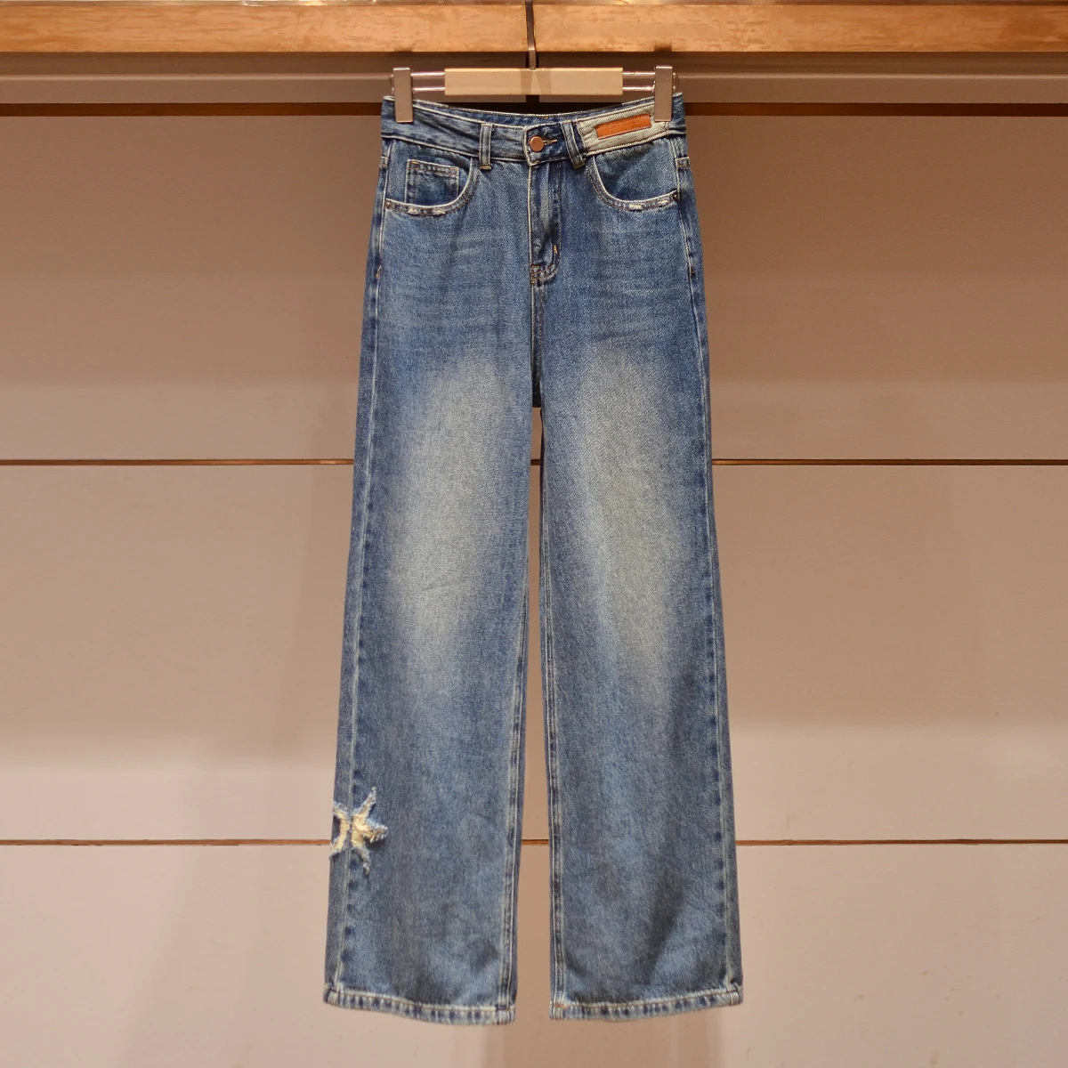 

High Waist Straight Leg Wide Leg Jeans Retro Sle Women's Faion Slimming Versatile Denim Pants Autumn Collection