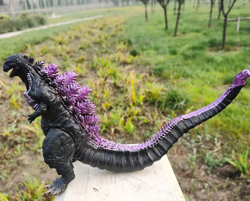 2024 New Godzilla VS King Kong Action Anime Figurie Large Godzilla King Ghidorah Soft Glue Monster Doll Model Ornaments Toys