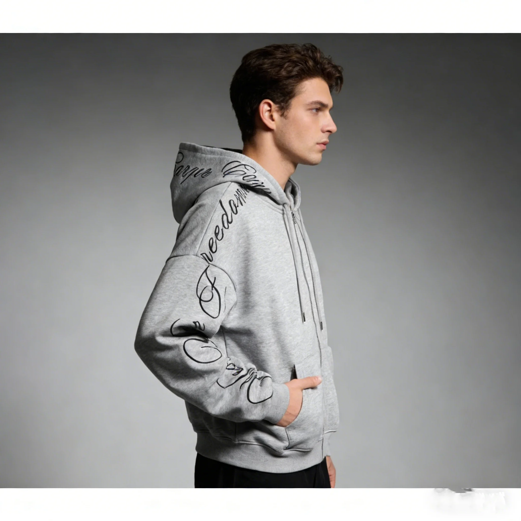 

Комплект из худи с принтом и шорт в стиле Y2K: ретро-худи с длинными рукавами и молнией, для дерзких девушек