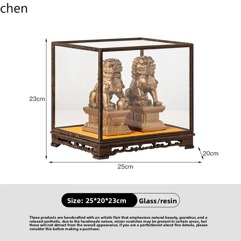 Yfy novo estilo chinês criativo palácio portão leão ornamento modelo sala de exposição hall de chá entrada estudo desktop modelo sala