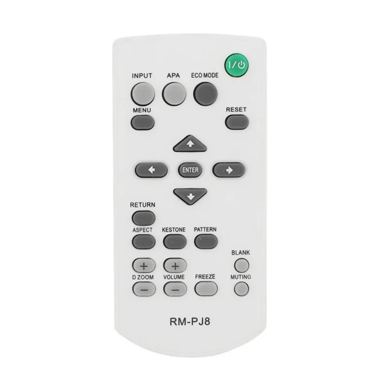 

Universal RM-PJ8 Projector Replacement Remote Control for Sony RM-PJ5/PJ6/PJ10/PJ12/PJ1 Wireless Remote Controller