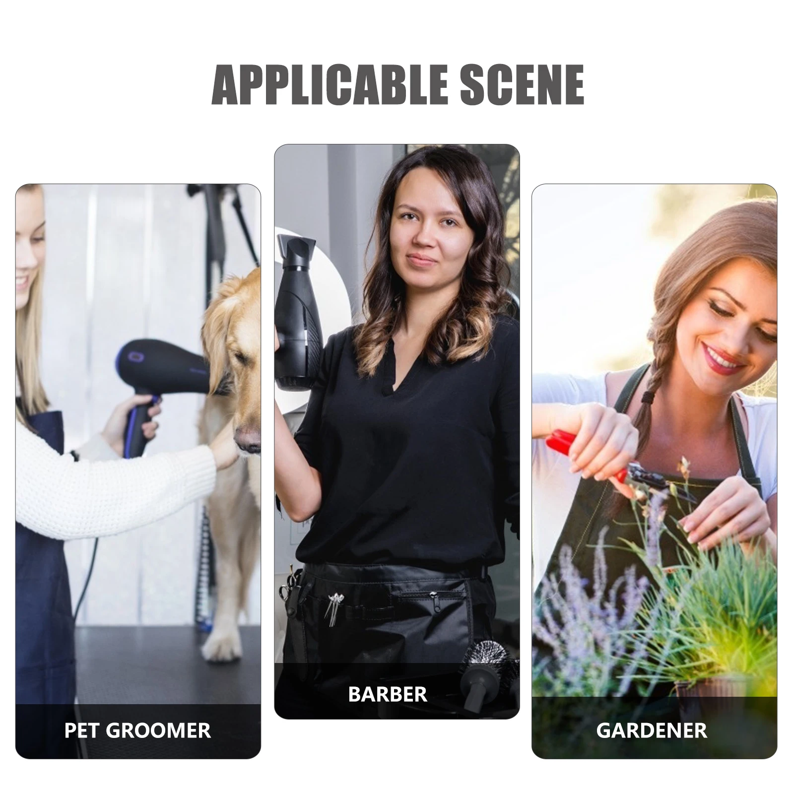

Pet Work Clothes Grooming Outfit Apron Salon Hair Dresser Haircut Clothing Dog Uniform