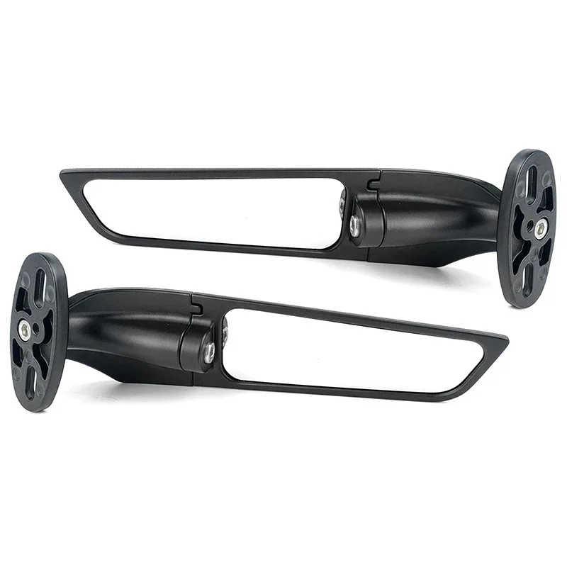 SDTWFor KAWASAKI NINJA 300 250 400 650 H2 H4 Modified Motorcycle 2PCS CNC Rearview Mirrors Wind Wing Adjustable Rotating Side image 2