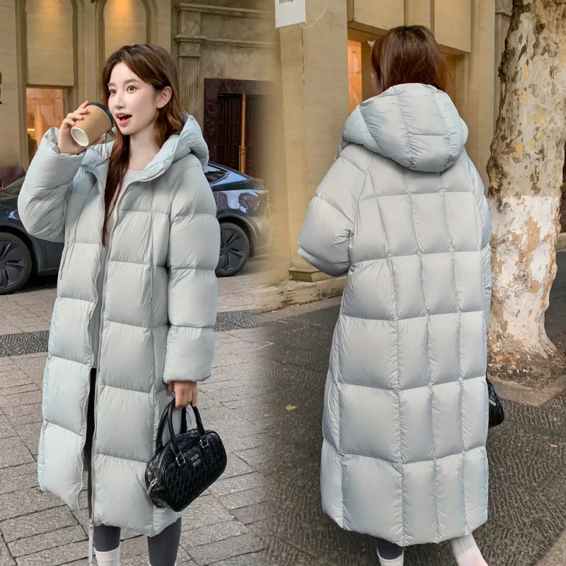 Winter Women's Cold Coat Parkas Quilted Super Hot Coats Hooded Long Cotton Padded Jacket Jackets Womens Winter Clothing Trendy