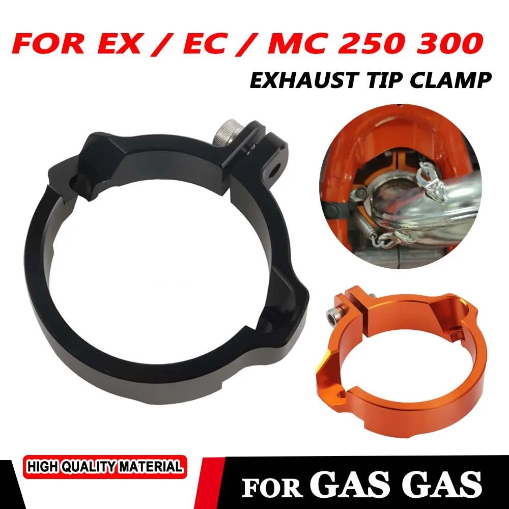 

Exhaust Tip Muffler Pipe Clamp Exhaust Flange Guard for GasGas Gas Gas EX EC MC 250 300 2021 2022 2023 2024 EX250 EX300 EC250