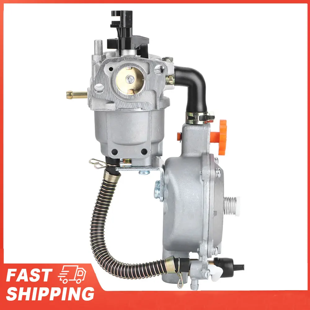 Generator Dual Fuel Carburetor LPG NG Conversion Kit Fits For GX160 2KW 168F 2.8KW GX200 170F Manual Chokes