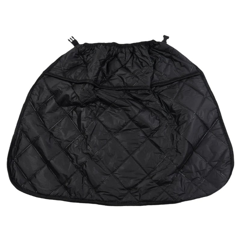 

M68B Easy Attachment Thick Fleece Lined Waterproof Windproof Apron Leg Cover for Electric Bikes Safety Protection Feature