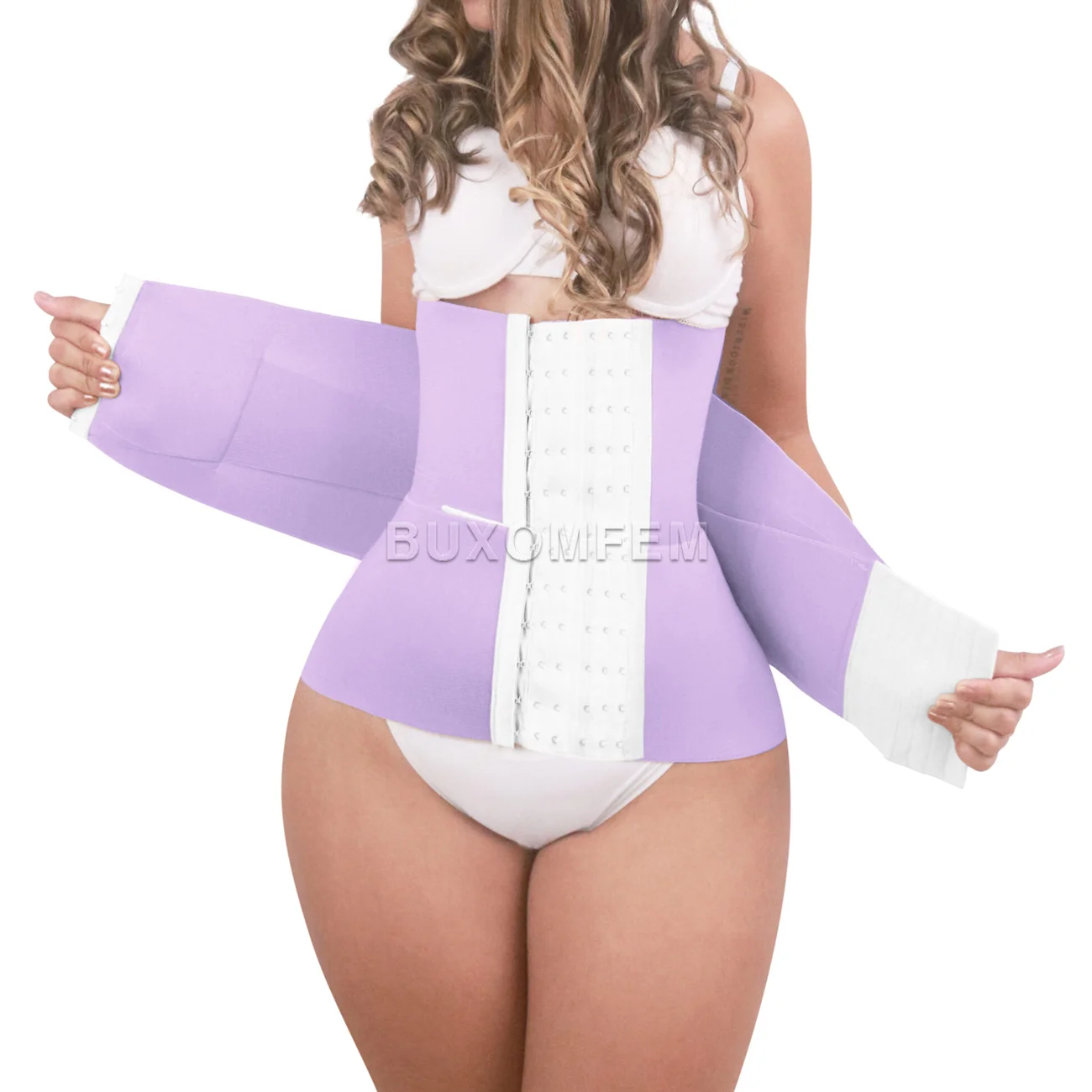 Podwójna kontrola brzucha rozciągliwe kolumbijskie pasy brzuch w kształcie gorset talii po operacji regulowany pas na brzuch pas wyszczuplający w talii