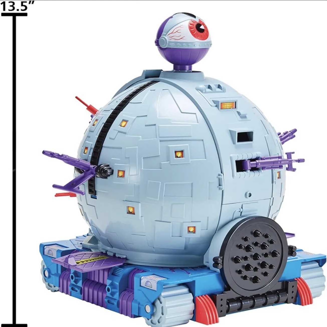 

New Original Teenage Mutant Ninja Turtles 40th Anniversary Classic Villain Lair: Tech Tower Tank Ball Sewer Model Figure Toy Gif