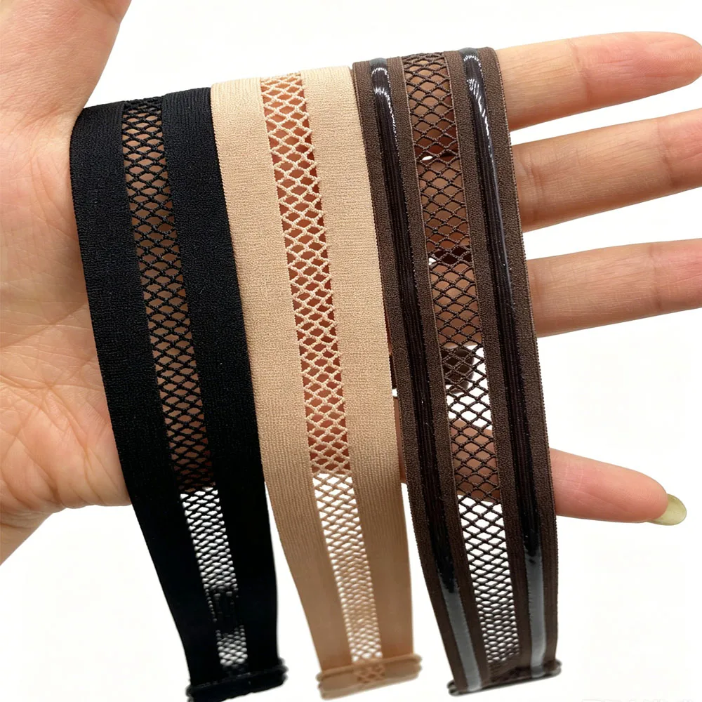 Silicone Anti Slip Mesh Elastic Band Wig Making Supplies Non-Slip Gripper Elastic For Wig Making Supplies Wig Accessories image 4