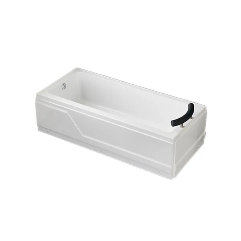 

Factory straight hair acrylic bathtub household single bathtub small apartment independent hotel homestay bathtub wholesale