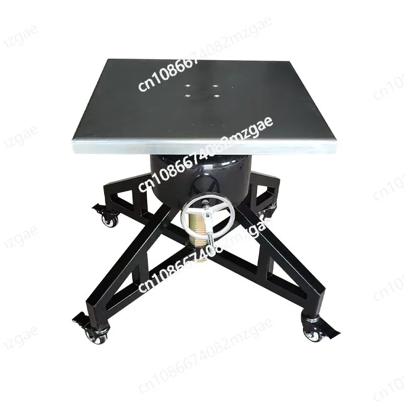 Ceramic lifting sculpture turntable, movable hand-cranked art academy lifting sculpture turntable, gimbal, manual turntable