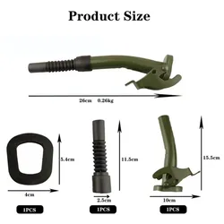 Jerry Cans Metal Rubber Jerry Gerry Can Pouring Spout Flexible Nozzle Petrol Fuel Seal Ring Petrol Can Jerry Can For 20L