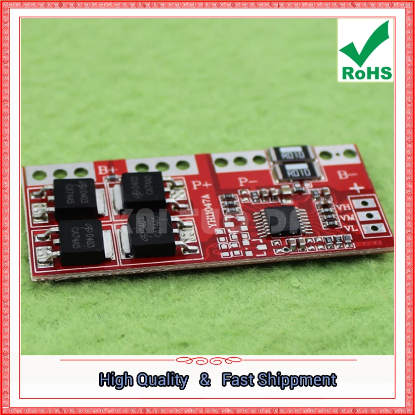 3 Series Lithium Battery Protection Board No Activation Automatic Recovery 10.8V 12.6V 30A High Current Module
