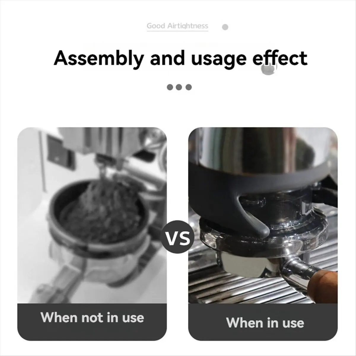 A47T Coffee Powder Ring for Breville 8 Series Espresso Machines Coffee Handle Anti-Fly Powder Ring