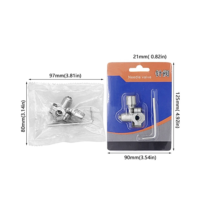 Piercing Valves for Refrigerator BVP31 Refrigeration Needle Valves Liquid Adding Refrigerator Tap Valves with Wrenches