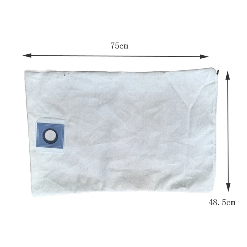 2PCS Washable Dust Bags For Karcher NT50/2 70/2 90/2 Vacuum Cleaner Parts Replacement Precision Dust Bag Zipper Bag