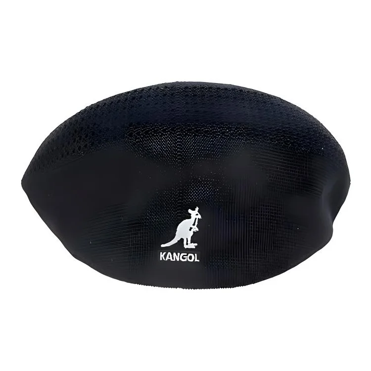 kangol-polyester-cotton-blend-polyamide-berets-unisex-black-0290bc