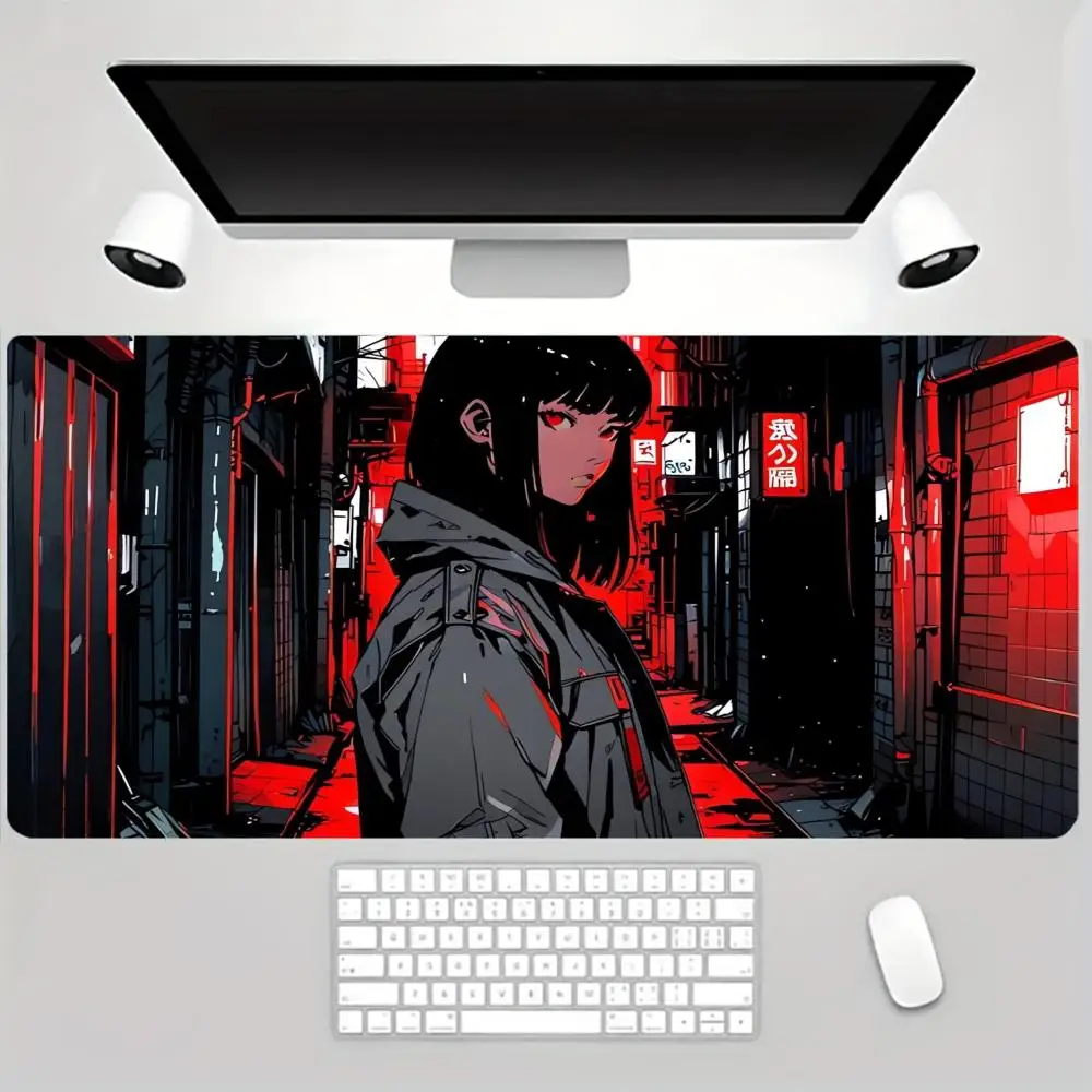 

Large Size Anime Gaming Mouse Pad,computer Laptop Rubber Table Pad,keyboard Carpet,stitched Edges, Perfect for Office and Gaming