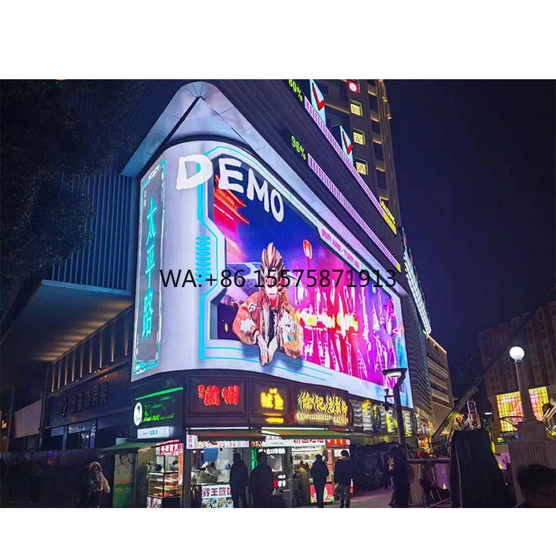 

Custom Outdoor Video Wall 3D Full Color HD P4p5p6p8led Display Screen for Commercial Advertising