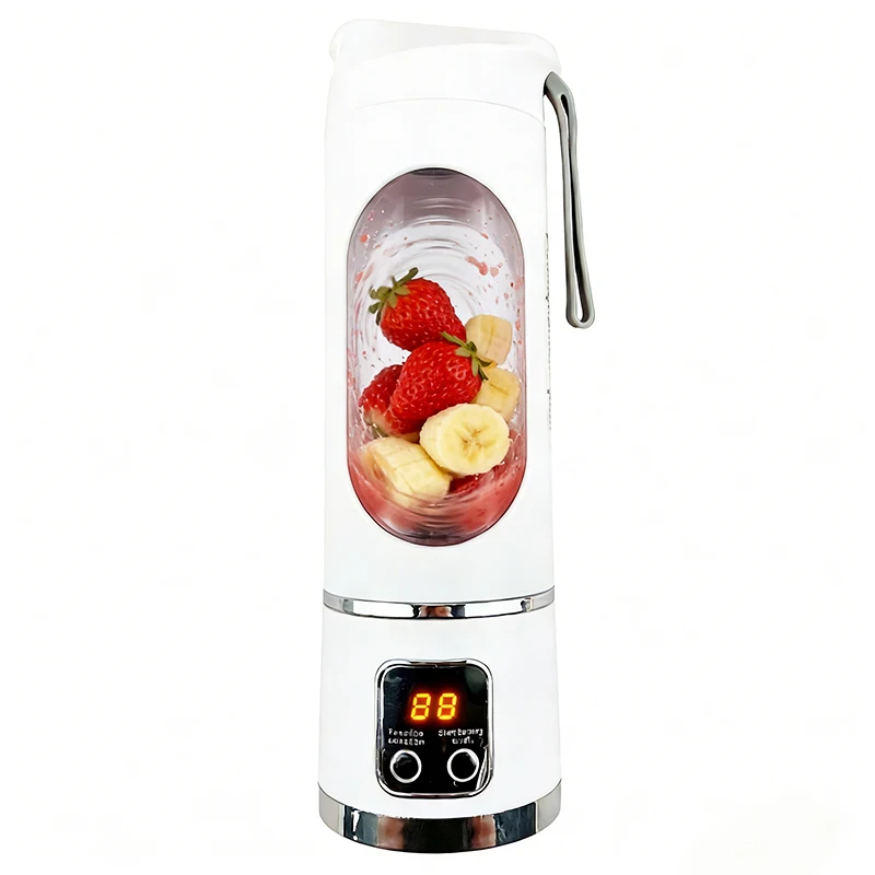 

Многофункциональный портативный измельчитель льда и бытовой блендер для соков из фруктов легко приготовит свежие смузи в любое время.