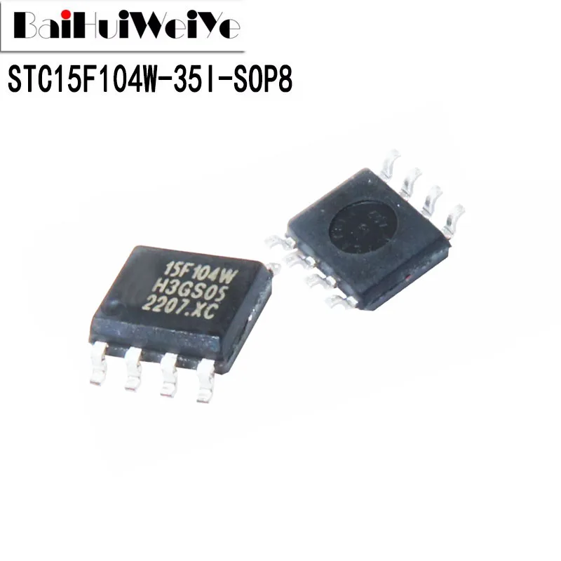 

10PCS STC15F104W-35I-SOP8 STC15F104W-35I STC15F104W Single-Chip Microcomputer SOP-8 New Good Quality Chipset