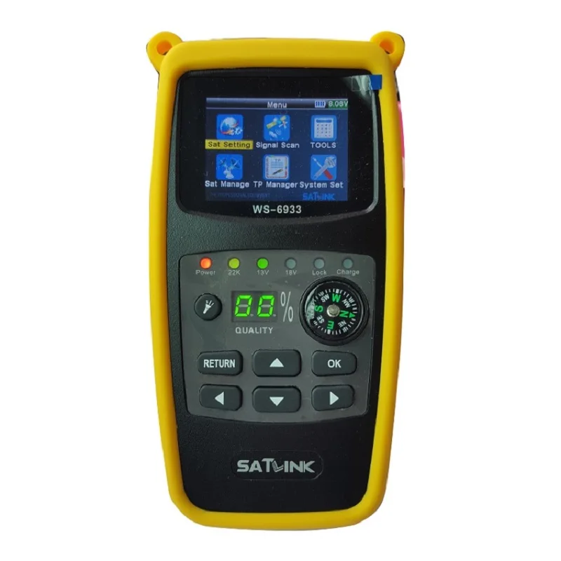 Original Satlink WS-6933  DVB-S2 FTA  C&KU Band Digital Satellite Finder Meter with 2.1 Inch LCD Display 