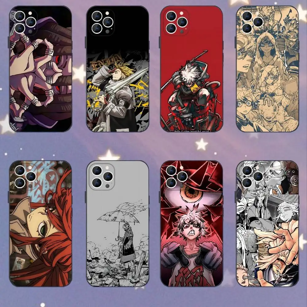 

G-Gachiakuta Anime Phone Case For iPhone 17,16,15,14,13,12,11,Pro,XS,Max,XR,Plus,E,SE4,Mini Black Soft Cover