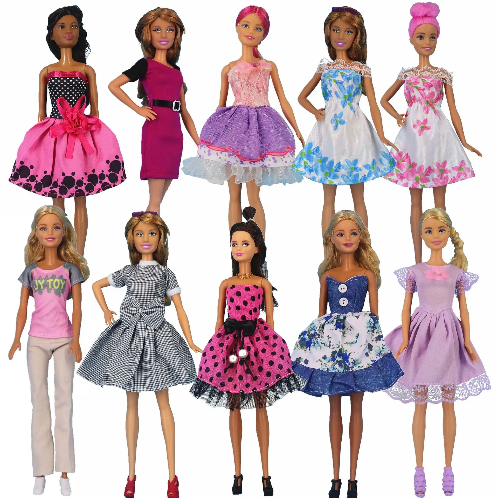 

Princess Dress Skirt Fashion Clothes For Barbie 30cm Dolls Accessories Doll Birthday Present Kids Girl Gift Toys