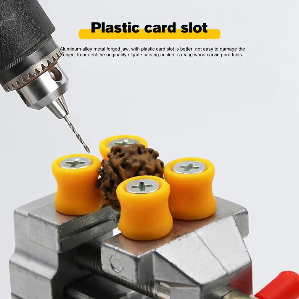 Strong Suction Cup Base Carving Table Bench Vise Mini DIY Metal Home Tools Space-Saving Press Clamp Carving Fixture Vise