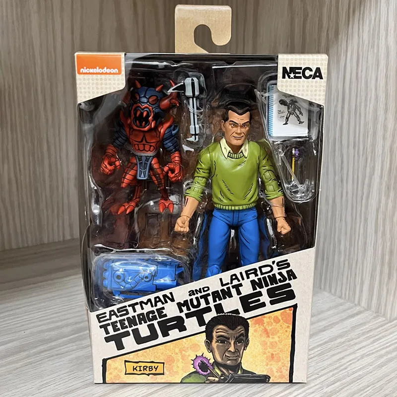 

NECA 54350 Kirby Figure Teenage Mutant Ninja Turtle Action Figuras 7-Inch Model Doll Ornaments Toys Peripheral Gift for Kids